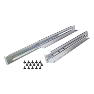CYBERPOWER 4POSTRAIL – Kit de Rieles para Rack 4 Postes / Ajustable 469.9-736.6 mm (18.5-29 pulgadas) / Capacidad 104.78 kg / 1-3 UR