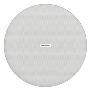 HIKVISION DS-QAZ1610G1-BE – Altavoz IP de Techo / 10 Watts / 98 dB SPL / Bluetooth / PoE++ / Woofer 6.5" / Tweeter 1" / Entrada de Alarma / Hasta 3 Bocinas Auxiliares