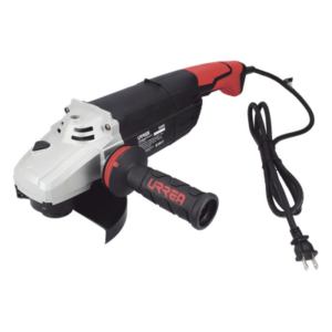 URREA SYS-EA-1007A – Esmeriladora Angular / 7 pulgadas / 2400 W / 120 V / 8000 r/min / Empuñadura Antivibración 3 Posiciones