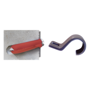 THORSMAN TK-1420 – Kit de fijación / 8 grapas + tornillos + taquetes / Tubo 1/2" / Polietileno flexible / -10°C a +120°C / Interior y exterior