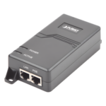 PLANET POE-163 – Inyector PoE / IEEE 802.3at/af / Gigabit / 30 W / 50-54 VDC / 100-240 VAC / 0 a 50 °C