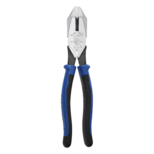 KLEIN TOOLS KT201-9 – Pinzas de Electricista / 9 pulgadas / Mordazas Moleteadas / Cuchillas Templadas por Inducción / Mango Bimaterial Antideslizante