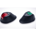 PERKO 0254-B00-DP1 – Set de Luces Verticales de Navegación / Rojo y Verde / 2 MN / Embarcaciones < 20 m (65.6 ft) / 12 VDC / LED 8 W / Carcasa Negra