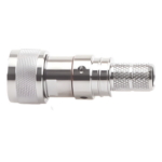 Times Microwave EZ-400-UM-X – Conector UHF Macho / Plegable / Pin Cautivo / DC ~ 3 GHz / 50 Ω / Para RG-8, LMR400