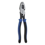 KLEIN TOOLS KT214-9 – Pinzas de Electricista / Alta Palanca 46% / Jala Guía 1/4'' (6 mm) / Barrenos 5/8'' / Cuchillas Templadas / 9 Pulgadas