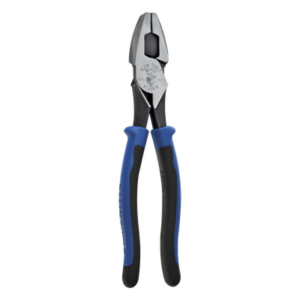 KLEIN TOOLS KT214-9 – Pinzas de Electricista / Alta Palanca 46% / Jala Guía 1/4'' (6 mm) / Barrenos 5/8'' / Cuchillas Templadas / 9 Pulgadas