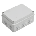 GEWISS GW-44-006 – Caja de Derivación Estanca / 10 Entradas / IP55 / IK08 / 150x110x70 mm / Libre de Halógenos / Exterior