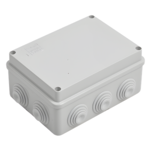 GEWISS GW-44-006 – Caja de Derivación Estanca / 10 Entradas / IP55 / IK08 / 150x110x70 mm / Libre de Halógenos / Exterior