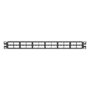 PANDUIT CPP48HDVNSWBL – Panel de Parcheo Modular / 48 Puertos / 1 UR / Alta Densidad / Sin Blindaje / Rack 19 Pulgadas