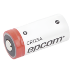 EPCOM POWERLINE CR123A – Batería de Litio CR123A / 3V / 1300 mAh / No Recargable / Acero Inoxidable / Operación -40°C a +60°C