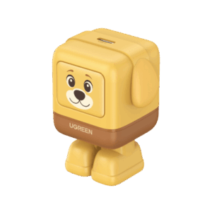 UGREEN X608 – Cargador UNO Animal Puppy 30W GaN / Diseño Canino / USB-C / Compacto 34x34.9x44.4 mm (1.34x1.37x1.75 in) / Multi-Voltaje 5V-20V / Protección Avanzada