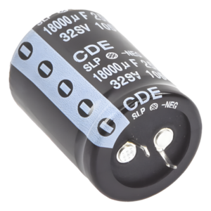 ASTRON 18000M0025V – Capacitor / 18000µF / 25V / Para Fuentes RS12A y RS20A / Diseño Compacto