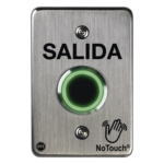 STI NT-SS101-ES – Botón de Salida NoTouch / IR Sin Contacto / Acero Inoxidable 304 / Tiempo Ajustable 0.5-20 s / Contacto Seco C / LED Bicolor