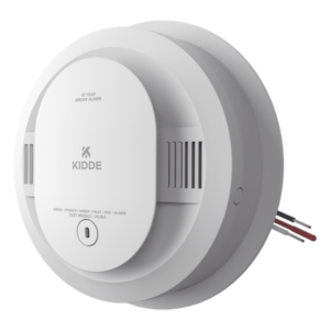 KIDDE 20SD10 – Detector de Humo Autónomo / Fotoeléctrico / Batería Sellada 10 Años / Paquete de 6 Unidades / LED Multicolor / Montaje Clic
