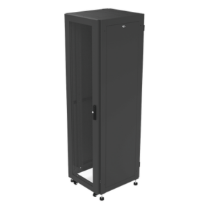 LINKEDPRO BY EPCOM LP-6060-42U-R2 – Gabinete Rack 19" / 42UR / 600 x 600 mm / Puerta Seguridad 3 Puntos / Cristal Templado / Laterales Desmontables