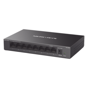 Mercusys MS108GS – Switch No Administrable / 8 Puertos Gigabit / 16 Gbps / Carcasa Metálica / Sin Ventilador / Plug and Play