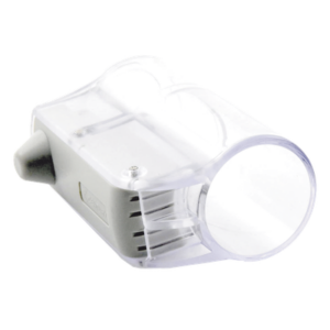 Century B031A – Tag AM para Botellas / 58 kHz / 86×29×58 mm / 160-180 cm Alcance / Transparente