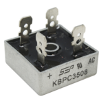 SYSCOM PARTS KBPC-3508 – Puente de Diodos Rectificador / 35A / 800 PIV / 29 x 29 mm / Encapsulado Metálico Aislado