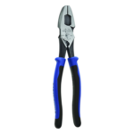 KLEIN TOOLS KT215-9 – Pinzas de Electricista / Alta Palanca 9 Pulgadas / Ponchadora Integrada / Corte y Agarre Reforzado / Mango Bimaterial
