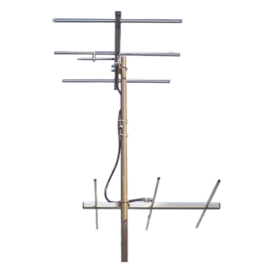 AO3TV/8 – Juego de 2 Antenas Bi-direccionales de 3 elementos para TV / 3 dB / Canal 8 / Conector UHF hembra SO-239