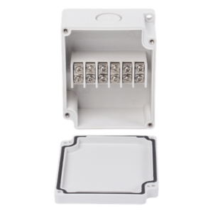 PRECISION PST-TJ6-PM – Caja de Interconexión / 6 Terminales / IP65 / 110 VCA / 12-24 VCC / 91 x 75 x 43 mm (3.58 x 2.95 x 1.69 in)