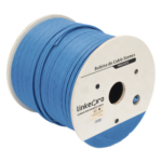 LINKEDPRO BY EPCOM PROCAT62C – Bobina de Cable Siamés Cat6 UTP / 100% Cobre / 2 Conductores 18 AWG / 152 Metros (500 Pies) / Exterior UV-Rated / 250 MHz