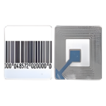 CENTURY GF4040H – Tags RF antihurto / 8.2 MHz / 40 x 40 mm / 1.57 x 1.57 in / Papel desechable / Alcance 90-120 cm