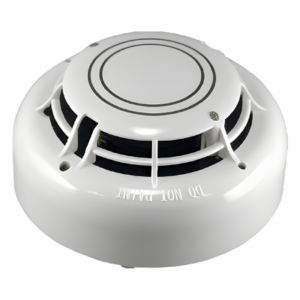 HOCHIKI ACC-V – Sensor Fotoeléctrico de Humo y Temperatura / Direccionable / Bajo Perfil 5.08 cm (2 in) / Compensación Automática por Suciedad / LED de Alimentación y Alarma