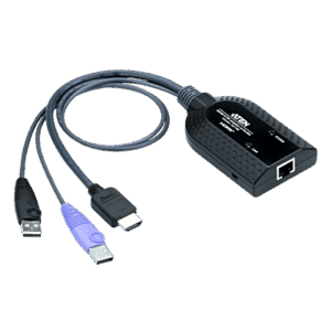 ATEN KA7188 – Módulo Adaptador KVM / USB-HDMI / Resolución 1920x1200 / Virtual Media / Smart Card / Audio De-Embedder / Compensación Automática de Señal