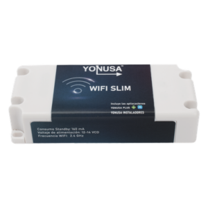YONUSA TARJET-WIFI-SLIM – Módulo Wi-Fi para Cerco Eléctrico / Control Remoto vía App / IP55 Exterior / 2.4 GHz / Relay 1 Salida / -30°C a 60°C