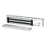 ENFORCER SECOLARM E941SA600PQ – Chapa Magnética Electromagnética / 600 lb (272 kg) / 12/24 VDC Seleccionable / Sensor de Estado de Unión / LED / Uso Interior
