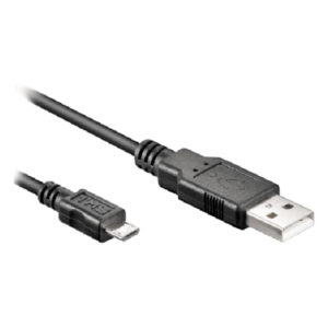 NEXMOSPHERE CA-UD5B – Cable Split USB-A a Micro USB / Conector DC 2.5 mm / 1.2 m (3.9 ft) / Comunicación y Alimentación / Compatible Controladores XN