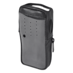 SYSCOM IFSMTK-2000V2 – Funda de Piel Reforzada / Cubierta Frontal Transparente / Compatible con Radios Kenwood TK-2000KV2 y TK-3000KV2