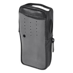 SYSCOM IFSMTK-2000V2 – Funda de Piel Reforzada / Cubierta Frontal Transparente / Compatible con Radios Kenwood TK-2000KV2 y TK-3000KV2
