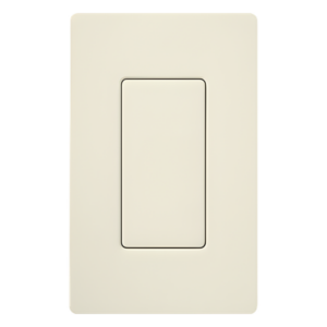 LUTRON ELECTRONICS SC-BI-BI – Inserto Ciego para Placa Designer / Acabado Satinado Biscuit / Compatibilidad Claro y Satin Colors / Instalaciones Multi-Gang