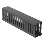 PANDUIT FC1X2LG2 – Canaleta Ranurada de PVC con Tapa / Tipo F / 32 mm x 53.8 mm / 2 m (6.56 ft) / Gris