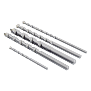 MAKITA D-36033 – Juego de Brocas para Concreto / 5 Piezas / Zanco Recto / Carburo de Tungsteno / 3/16" a 1/2" / Compatible SDS-Plus 3/8" (10 mm)