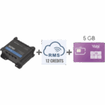 TELTONIKA RUT901+1YRMS+5GBYOBI – Router Teltonika LTE/4G RUT901 + 12 creditos RMS + SIM de YOBI de 5GB por Mes durante un año de servicio (solo datos)