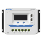 EPEVER VS-6024-AU – Controlador Solar PWM / 60A / 12/24V Auto / Doble USB / Pantalla LCD / VOC 50V / Tierra Positivo Común / Entrada 9V-32V