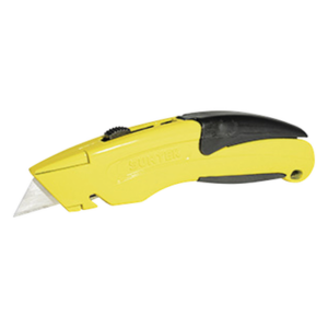 SURTEK SYS-NF7 – Navaja multiusos curva / Grip antideslizante / 7 pulgadas / Almacena 6 navajas / Corte de fleje integrado