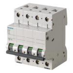 SIEMENS 5SL64167CC – Interruptor automático magnetotérmico / 4 polos / 16 A / Curva C / 6 kA / 400 VCA / Riel DIN