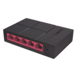 Mercusys MS105G – Switch de Escritorio / 5 Puertos Gigabit / 5 Gbps Capacidad de Conmutación / Sin Ventilador / Plug and Play