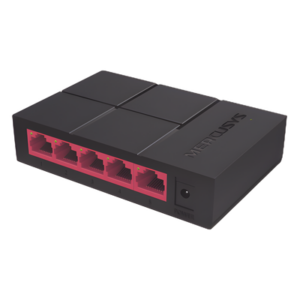Mercusys MS105G – Switch de Escritorio / 5 Puertos Gigabit / 5 Gbps Capacidad de Conmutación / Sin Ventilador / Plug and Play