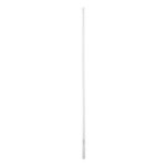 EPCOM INDUSTRIAL SYS-POST-ESQ-6W – Poste de Esquina para Cerca Electrificada / Acero Galvanizado Cal. 18 / 1.4 m (4.6 ft) / 6 Aisladores / Pintura Electroestática Blanca / Fijación en Concreto