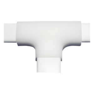 THORSMAN TMK-0812-T – Sección en T para Canaleta / ABS Auto-extinguible / -40°C a +85°C / NOM-001-SEDE-2005 / 3 Piezas