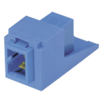 PANDUIT CMSBUSCZBU – Módulo Acoplador / SC Simplex / Fibra Monomodo OS1/OS2 / Cerámica Zirconia / Color Azul / Mini-Com