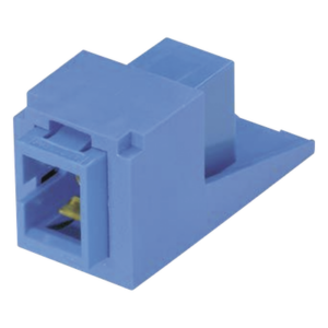 PANDUIT CMSBUSCZBU – Módulo Acoplador / SC Simplex / Fibra Monomodo OS1/OS2 / Cerámica Zirconia / Color Azul / Mini-Com
