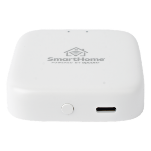 SMARTHOME BY EPCOM SHGATEWAYZWB – Controlador Hub IoT / ZigBee 802.15.4 / Wi-Fi 802.11b/g/n / Bluetooth 5.0 / USB-C 5 V / Compatible Alexa y Google Home