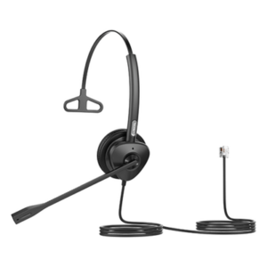 FANVIL HT301 – Diadema Monoaural / Audio HD Wideband / Cancelación Pasiva de Ruido / Brazo Ajustable 260° / Conexión RJ9 / Diseño Ultraligero 73 g