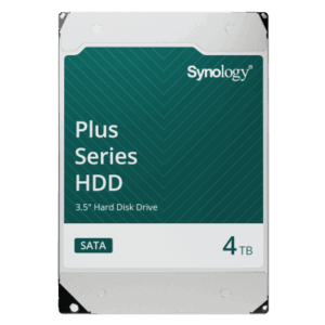 SYNOLOGY HAT3300-4T – Disco Duro SATA 3.5" / 4TB / 5400 rpm / 256 MB Caché / SATA 6 Gb/s / CMR / 180 TB/año / MTBF 1.2 Millones de Horas
